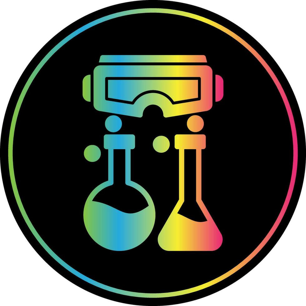 Virtual Reality Lab Vector Icon Design