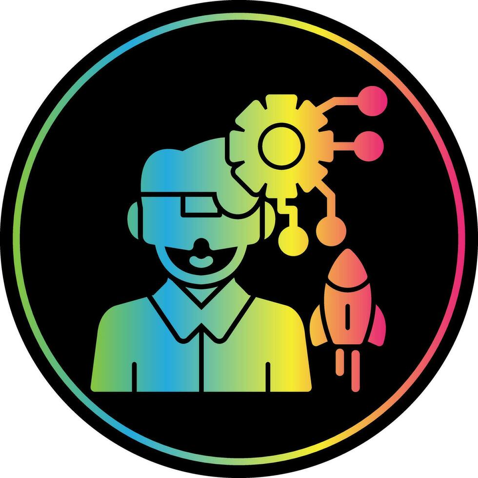 AI-Enhanced Exploration Vector Icon Design