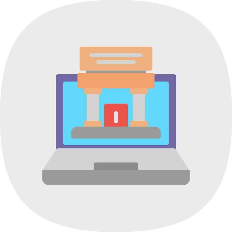 Augmented Museum Vector Icon Design
