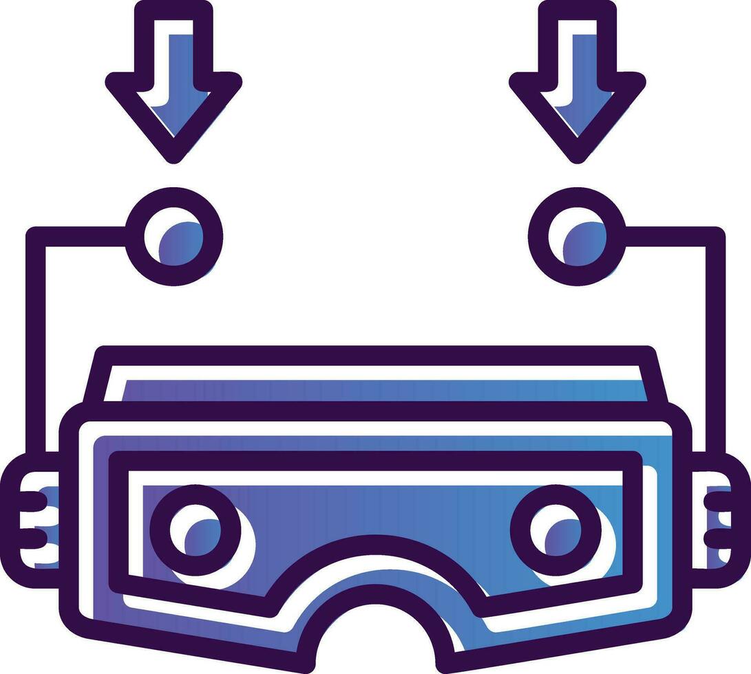 Multi-Sensory VR Vector Icon Design