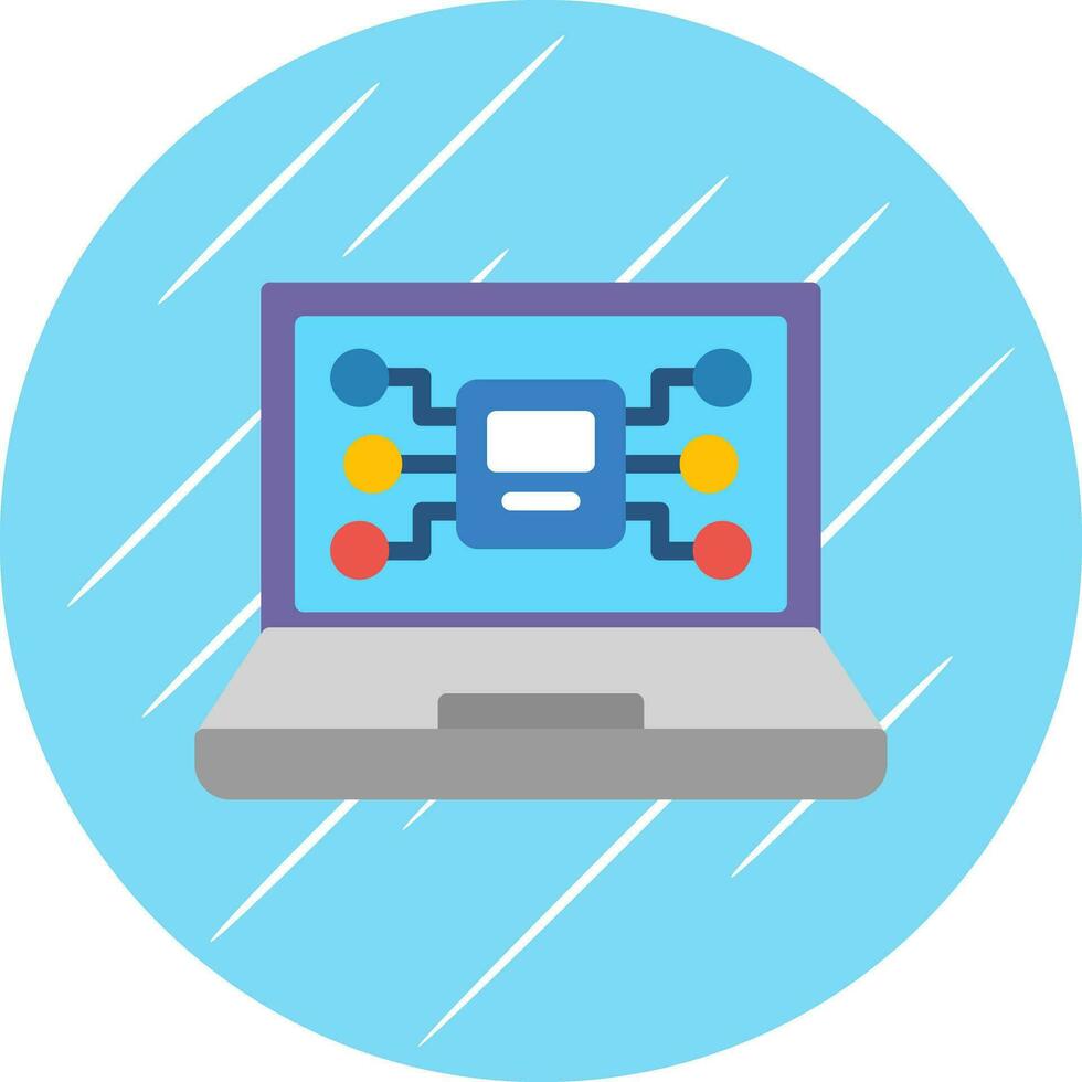 AI-Driven Mysteries Vector Icon Design