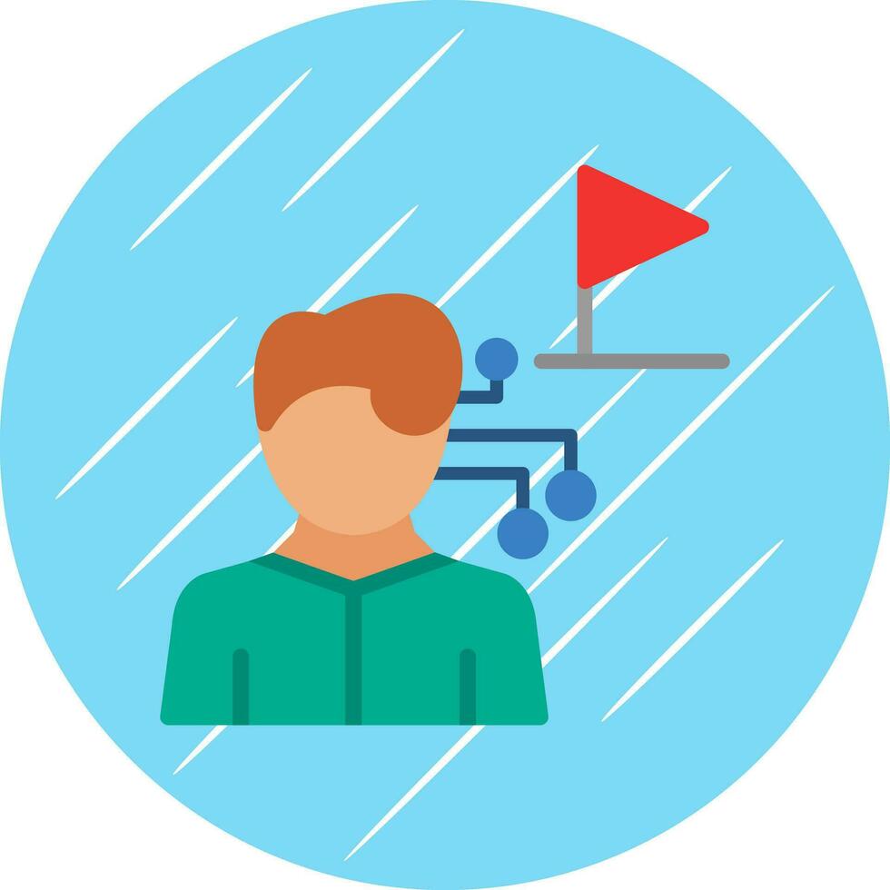 AI Tour Guide Vector Icon Design