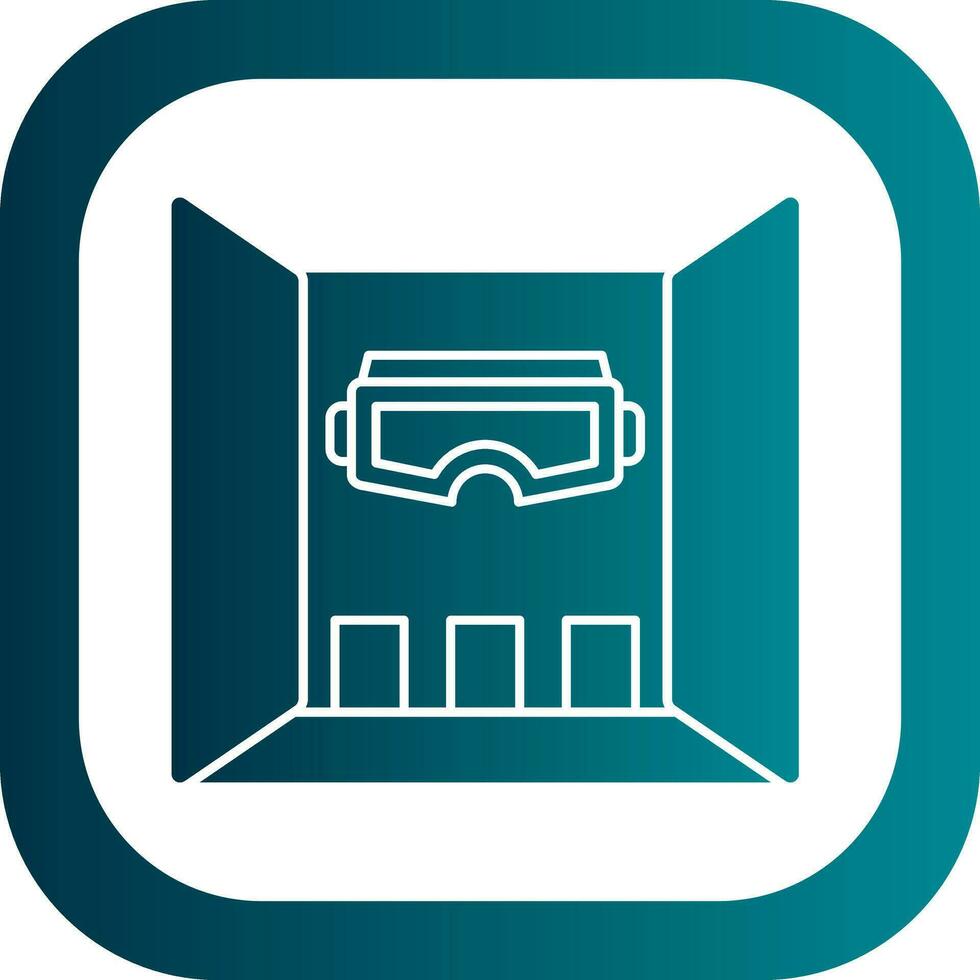 Virtual Reality Room Vector Icon Design