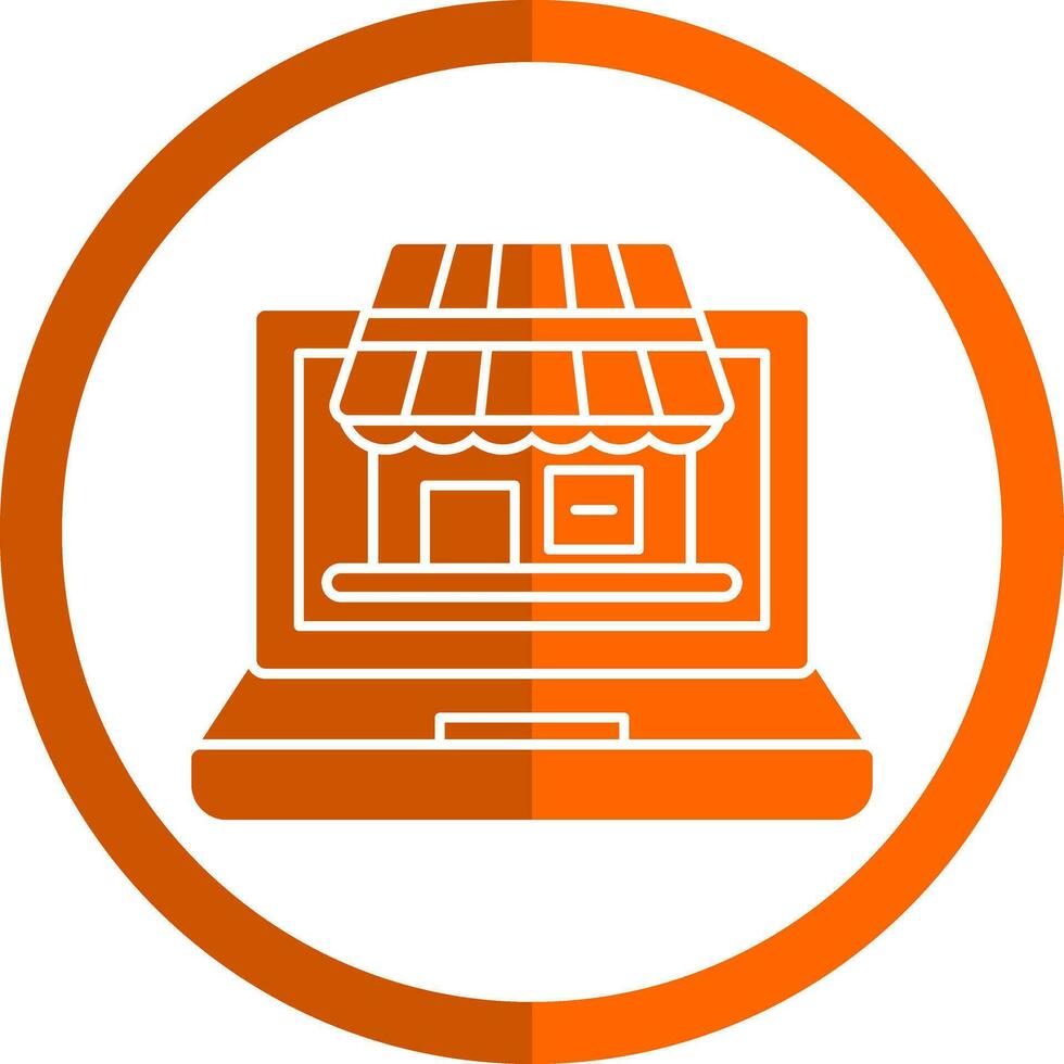 Virtual Marketplace Vector Icon Design