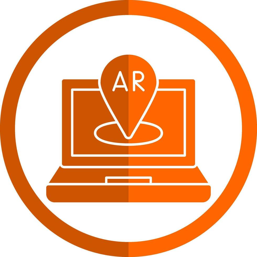 AR Navigation Vector Icon Design