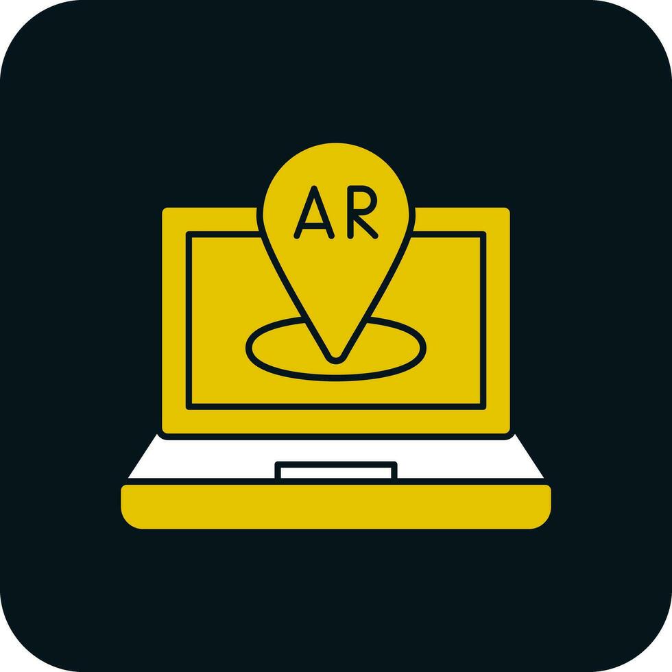 AR Navigation Vector Icon Design