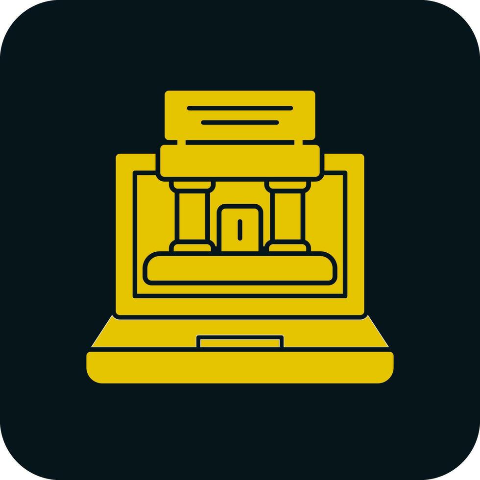 Augmented Museum Vector Icon Design