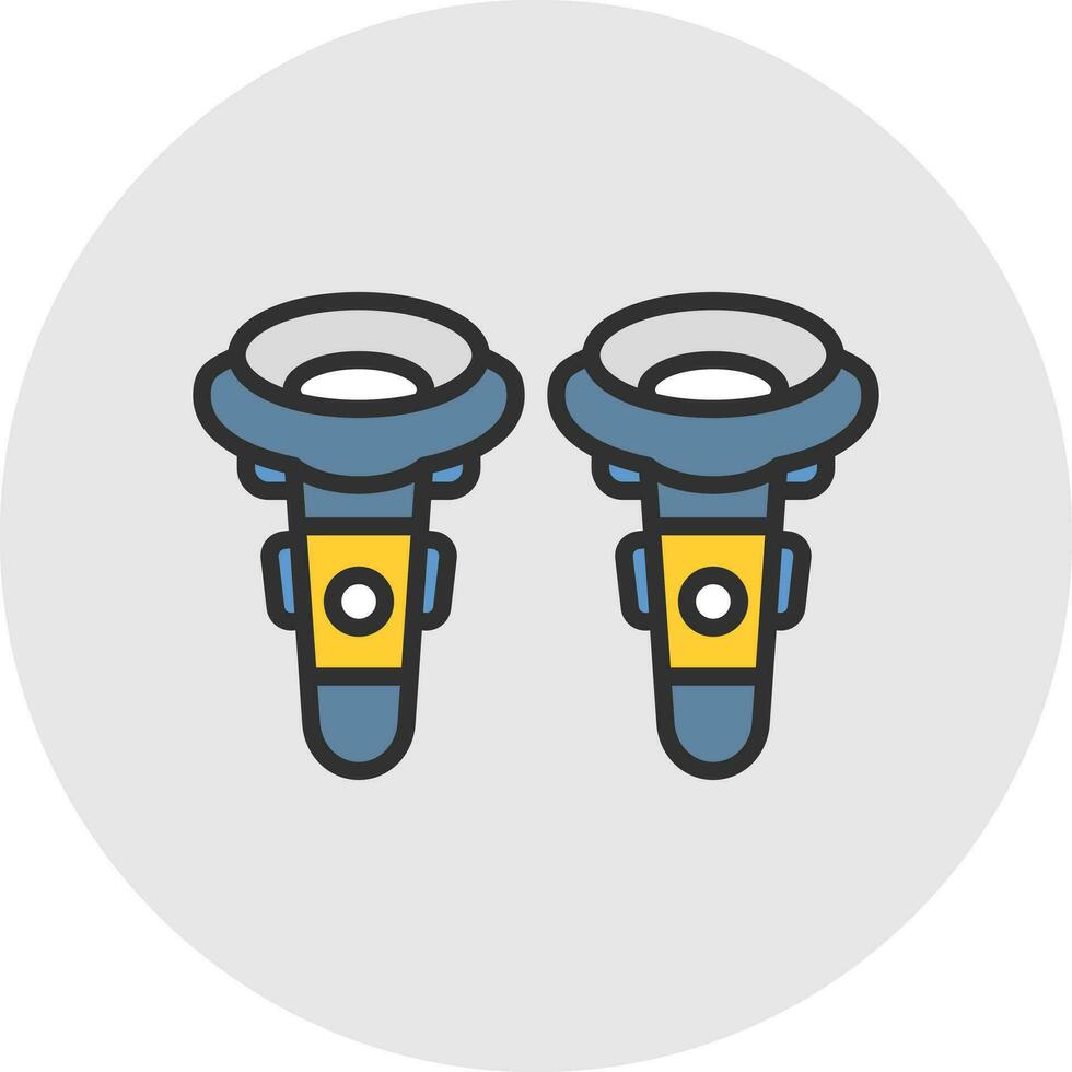 VR Controller Vector Icon Design