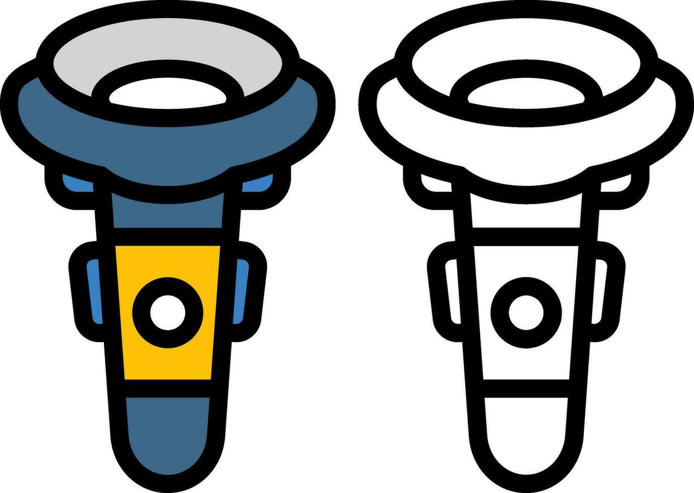 VR Controller Vector Icon Design