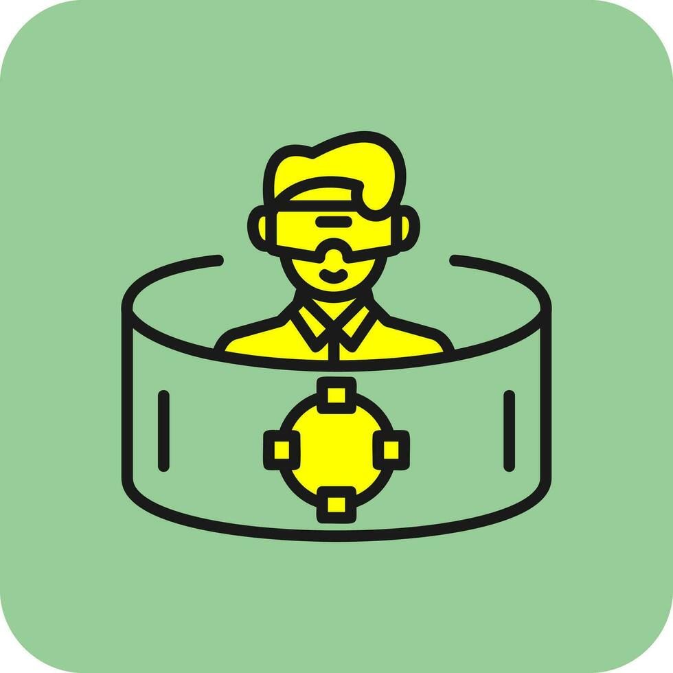 Immersive Simulation Vector Icon Design