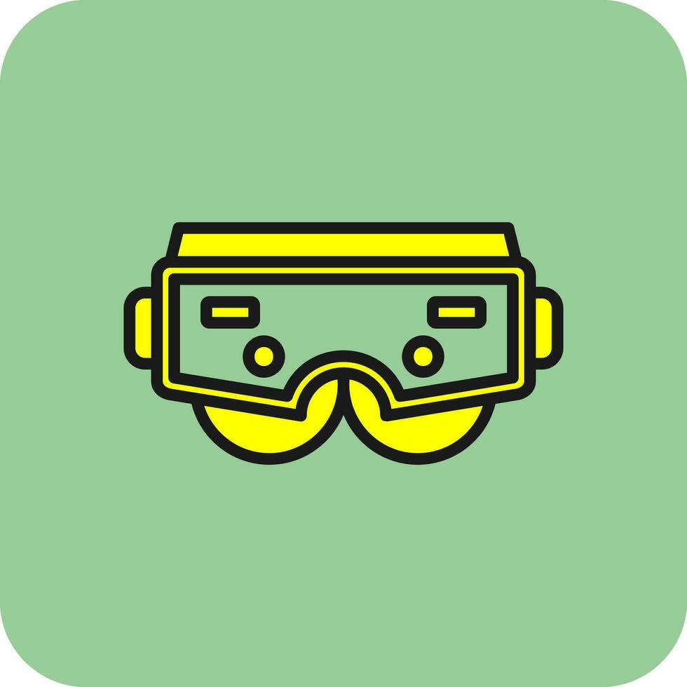 hololentes visera vector icono diseño