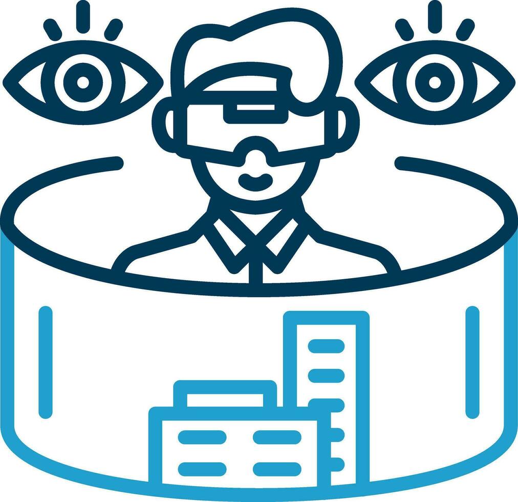 Virtual Campus Tours Vector Icon Design