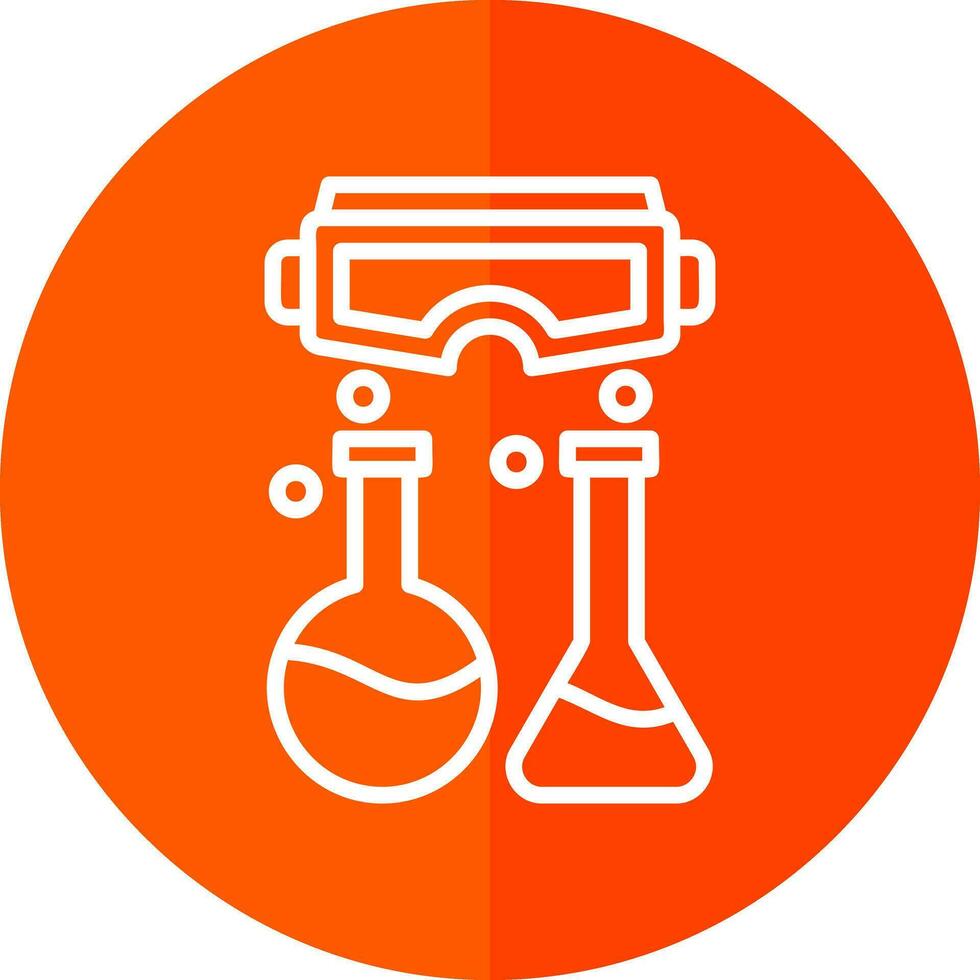 Virtual Reality Lab Vector Icon Design
