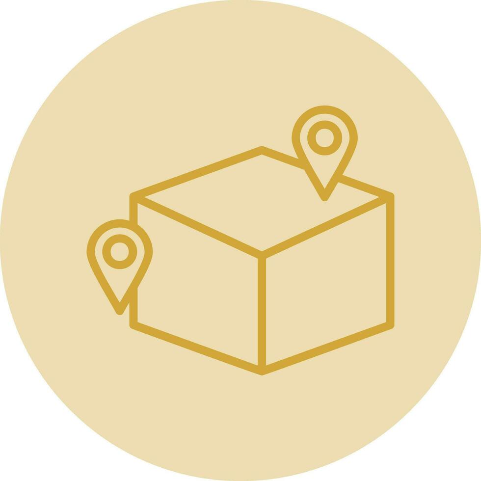 Spatial Mapping Vector Icon Design