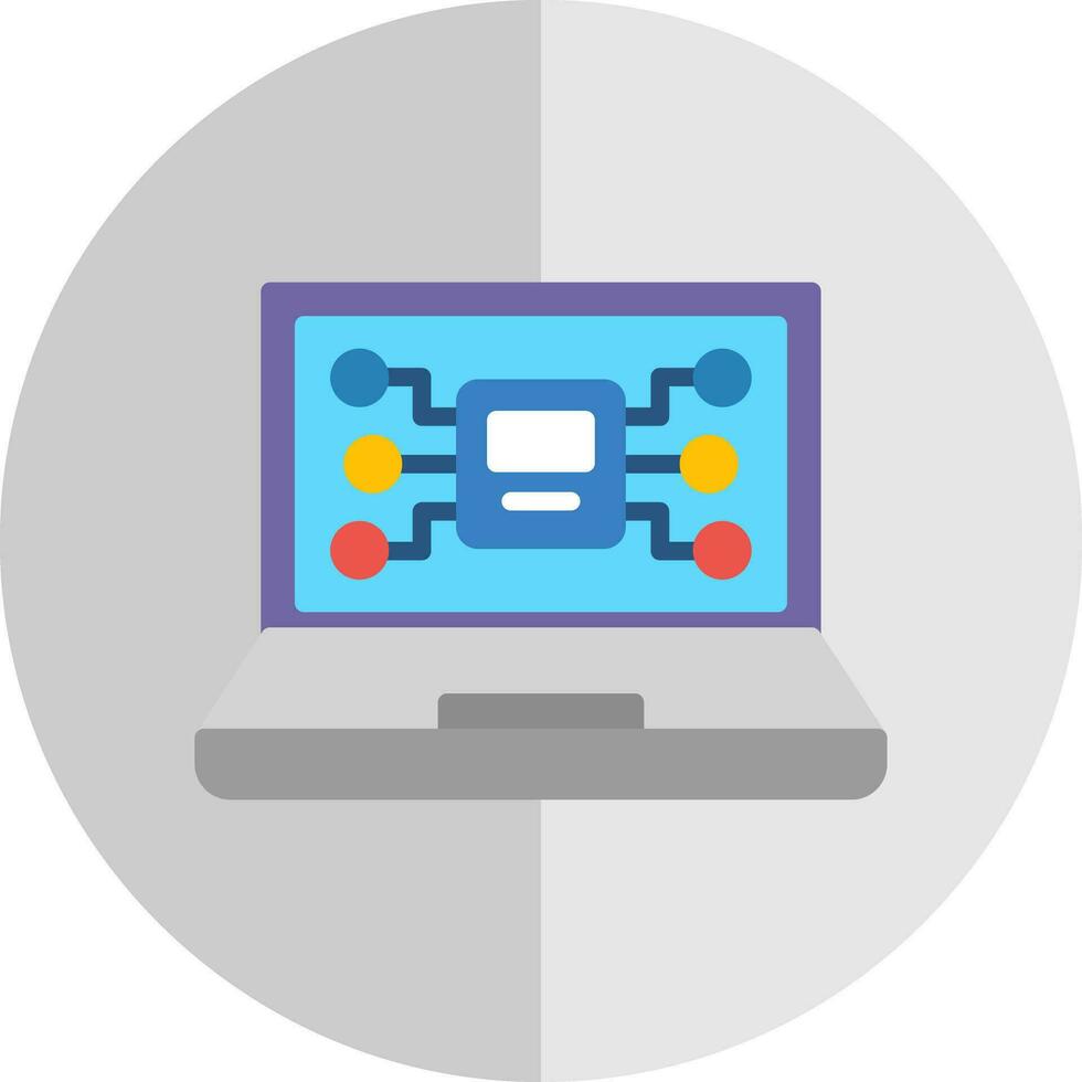 AI-Driven Mysteries Vector Icon Design