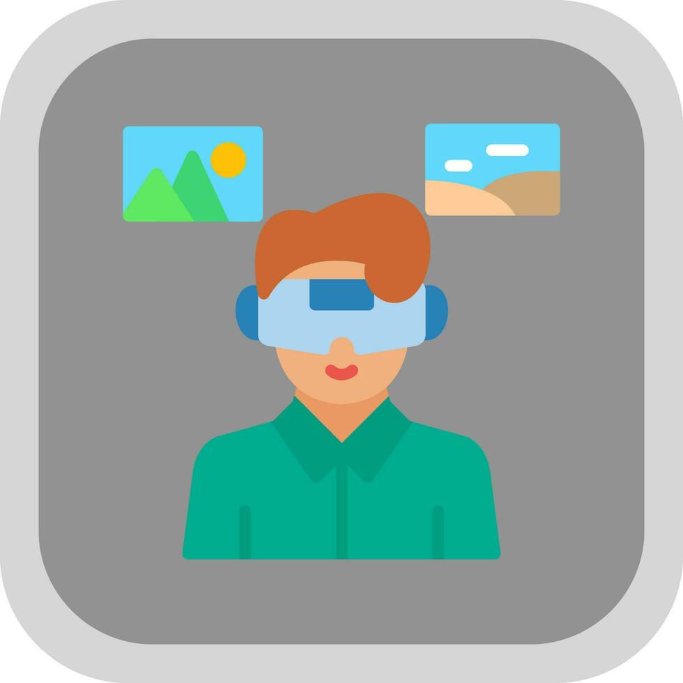 Mixed Reality Art Vector Icon Design