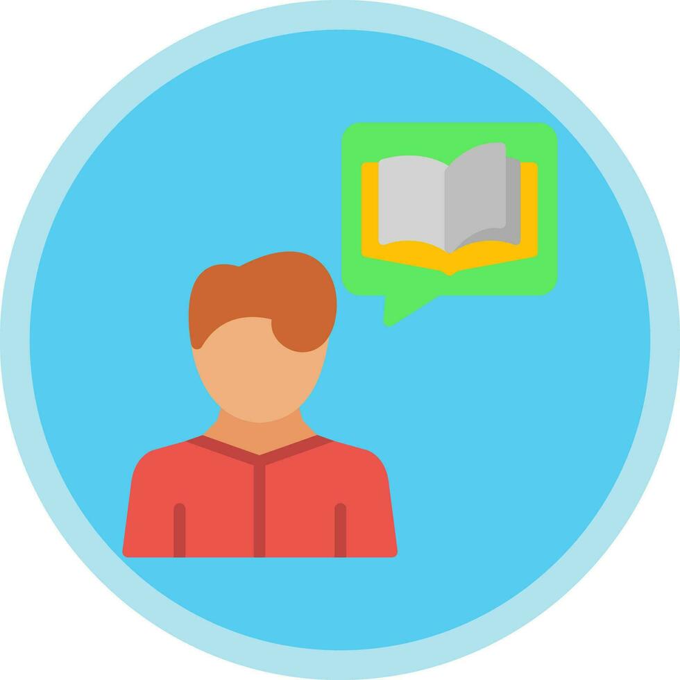 Interactive Storytelling Vector Icon Design