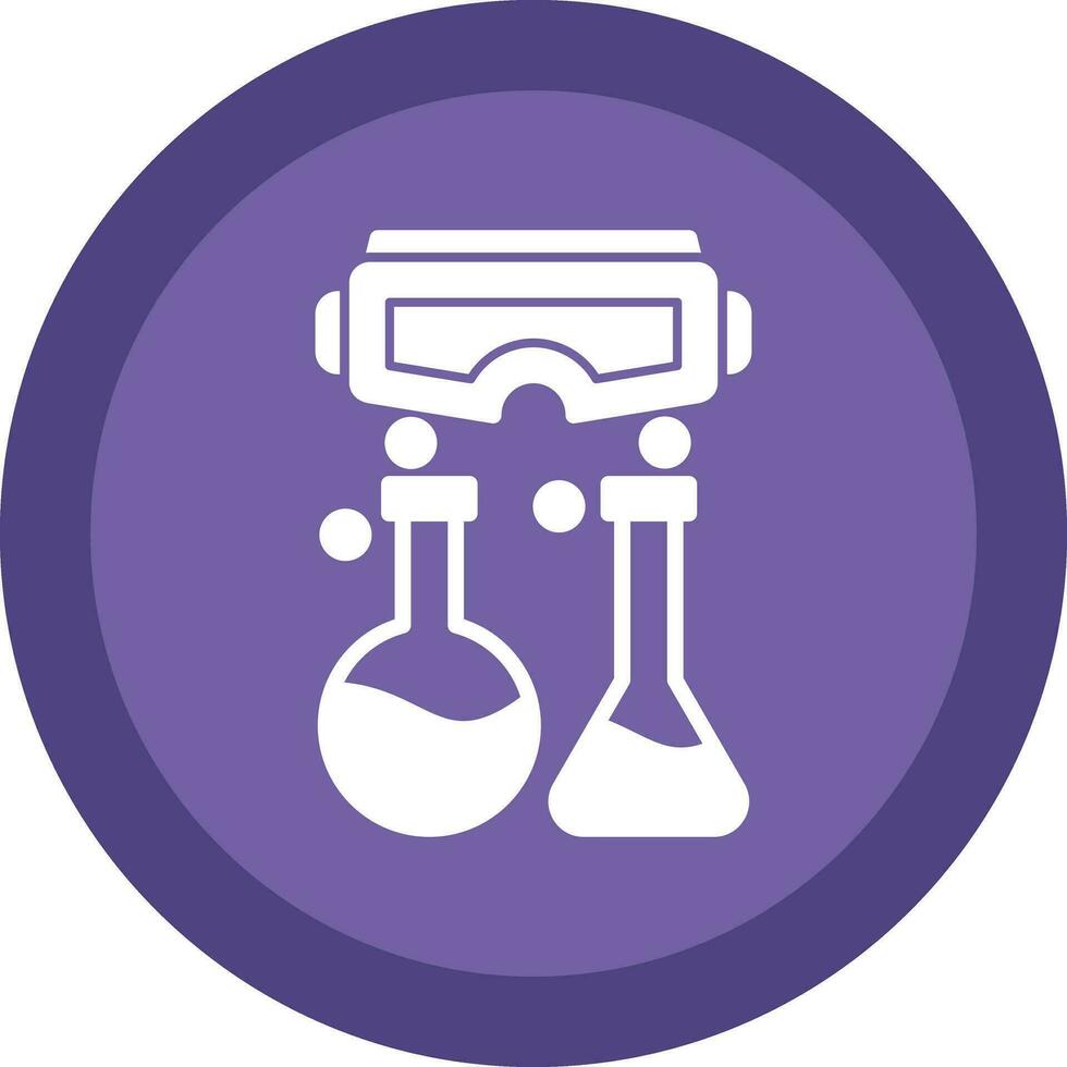 Virtual Reality Lab Vector Icon Design