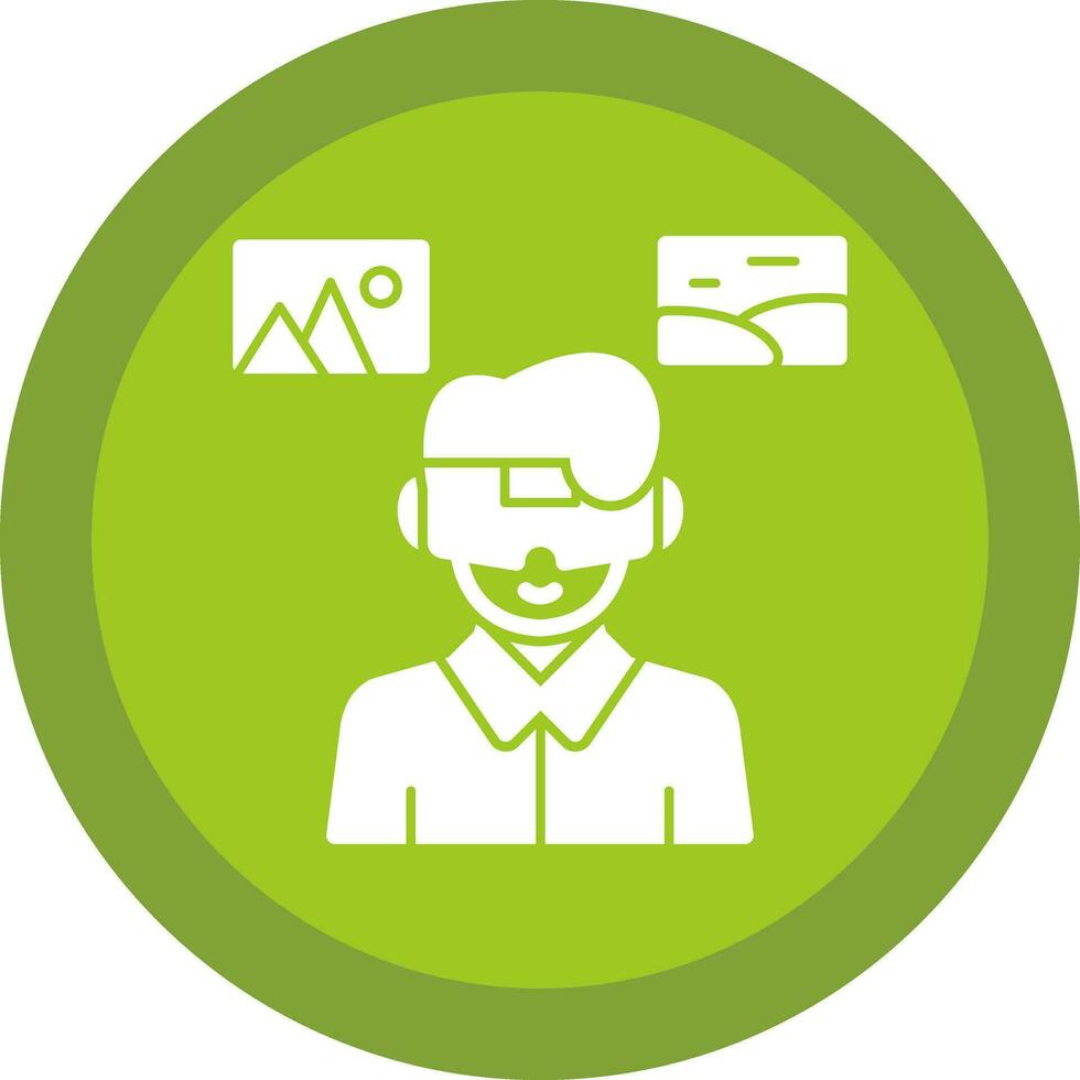 Mixed Reality Art Vector Icon Design