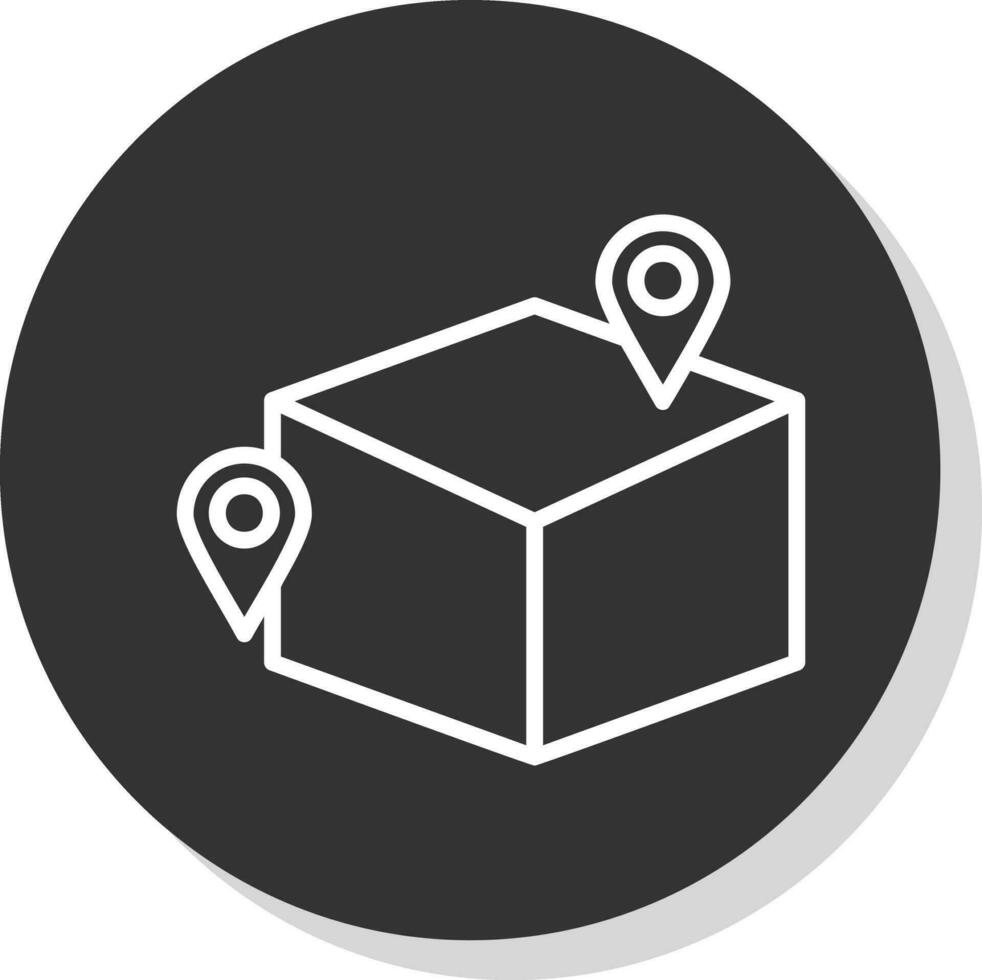 Spatial Mapping Vector Icon Design