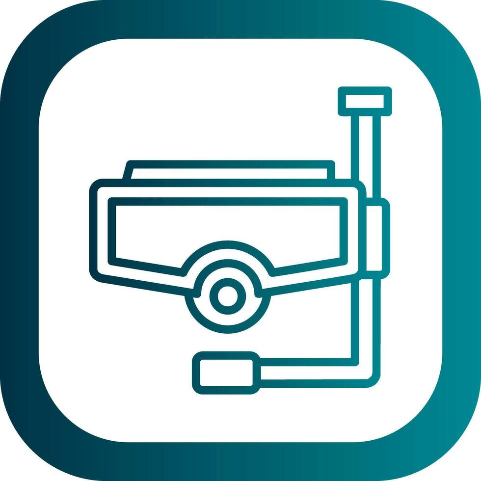 Neural Dive Gear Vector Icon Design
