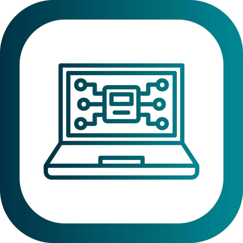 AI-Driven Mysteries Vector Icon Design