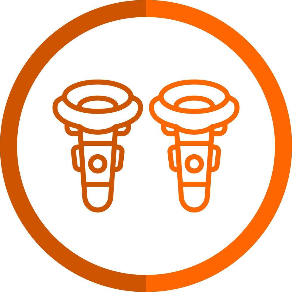 VR Controller Vector Icon Design