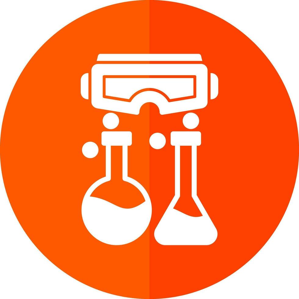 Virtual Reality Lab Vector Icon Design