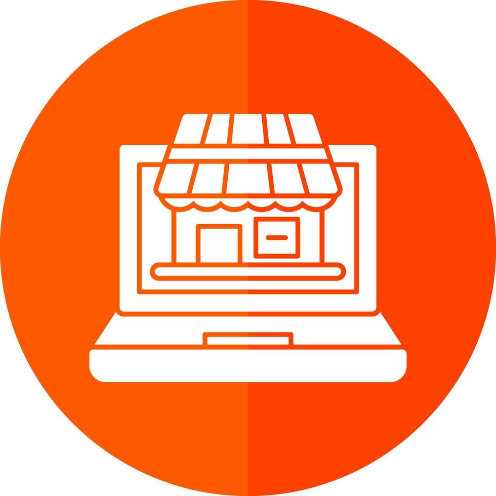 Virtual Marketplace Vector Icon Design