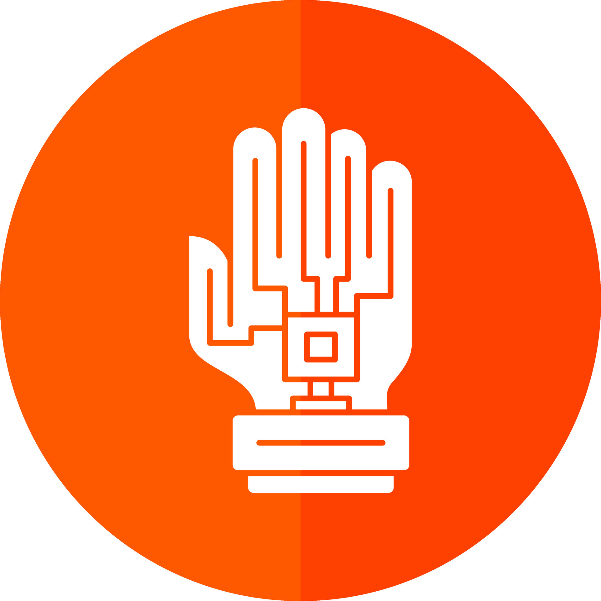 Haptic Feedback Glove Vector Icon Design 31968585 Vector Art at Vecteezy