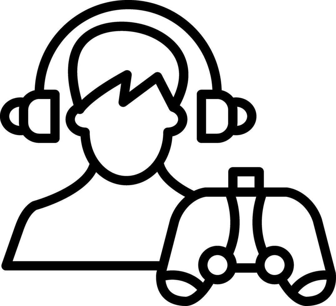 Gamer Vector Icon Design