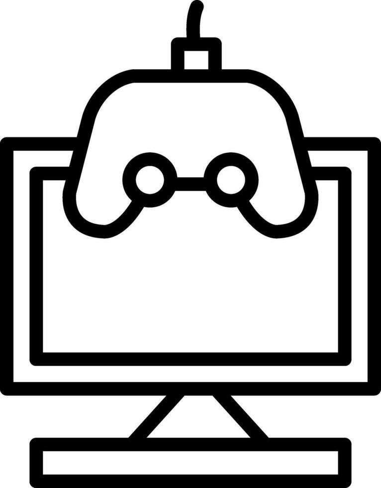 Monitor Vector Icon Design