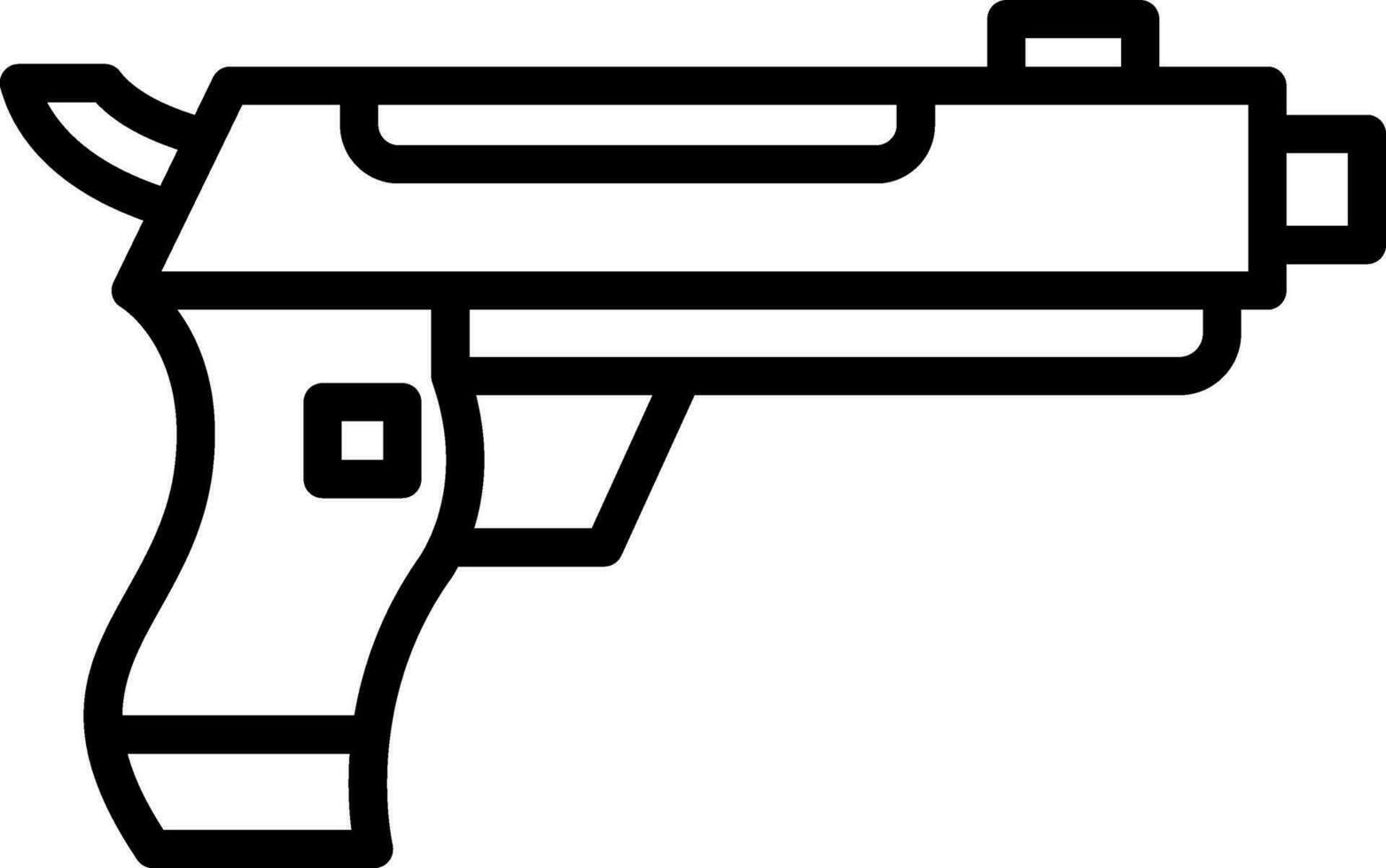 diseño de icono de vector de pistola