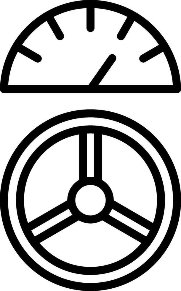 Driving Control Vector Icon Design