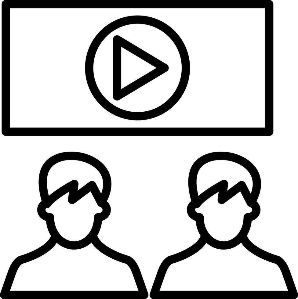 Viewership Vector Icon Design