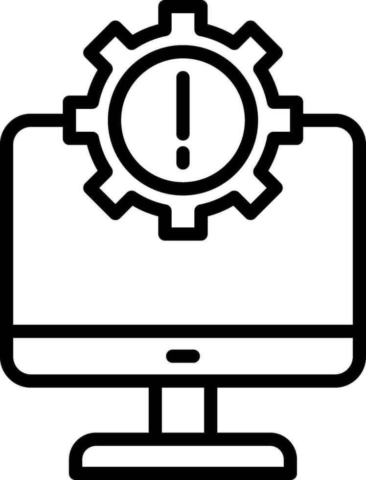 IT System Failures Vector Icon Design