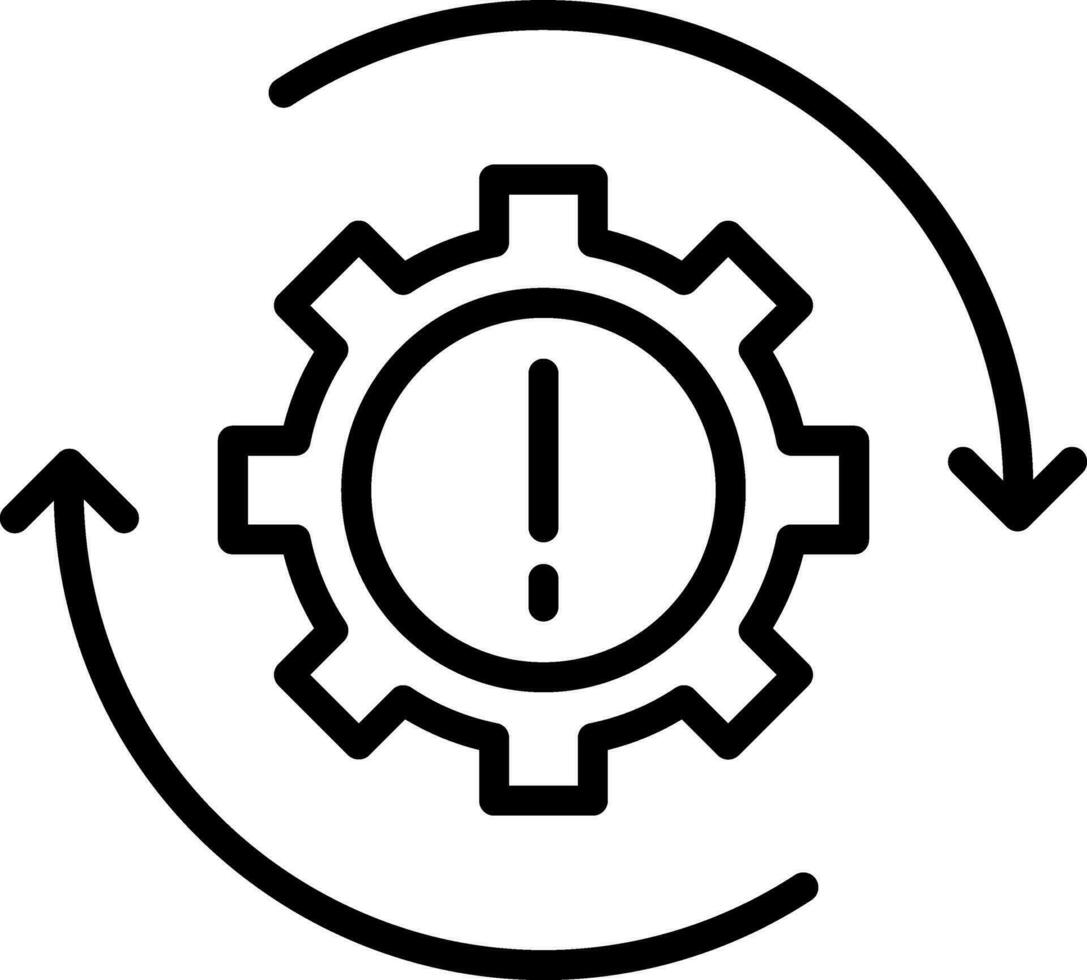 Process Inefficiencies Vector Icon Design