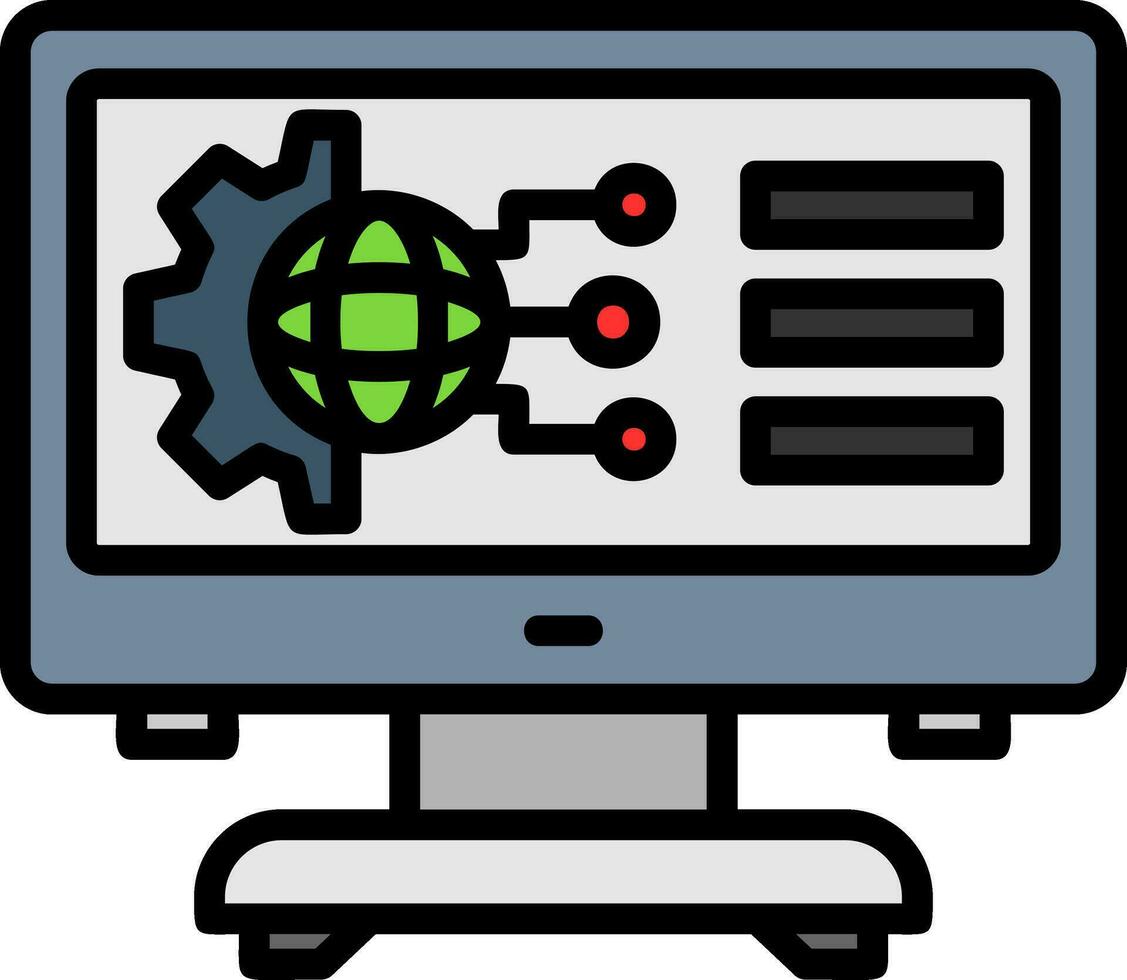 Digital Transformation Vector Icon Design