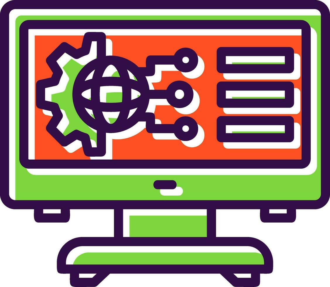 Digital Transformation Vector Icon Design