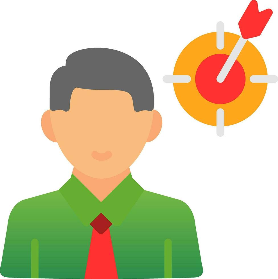 Customer Focus Vector Icon Design