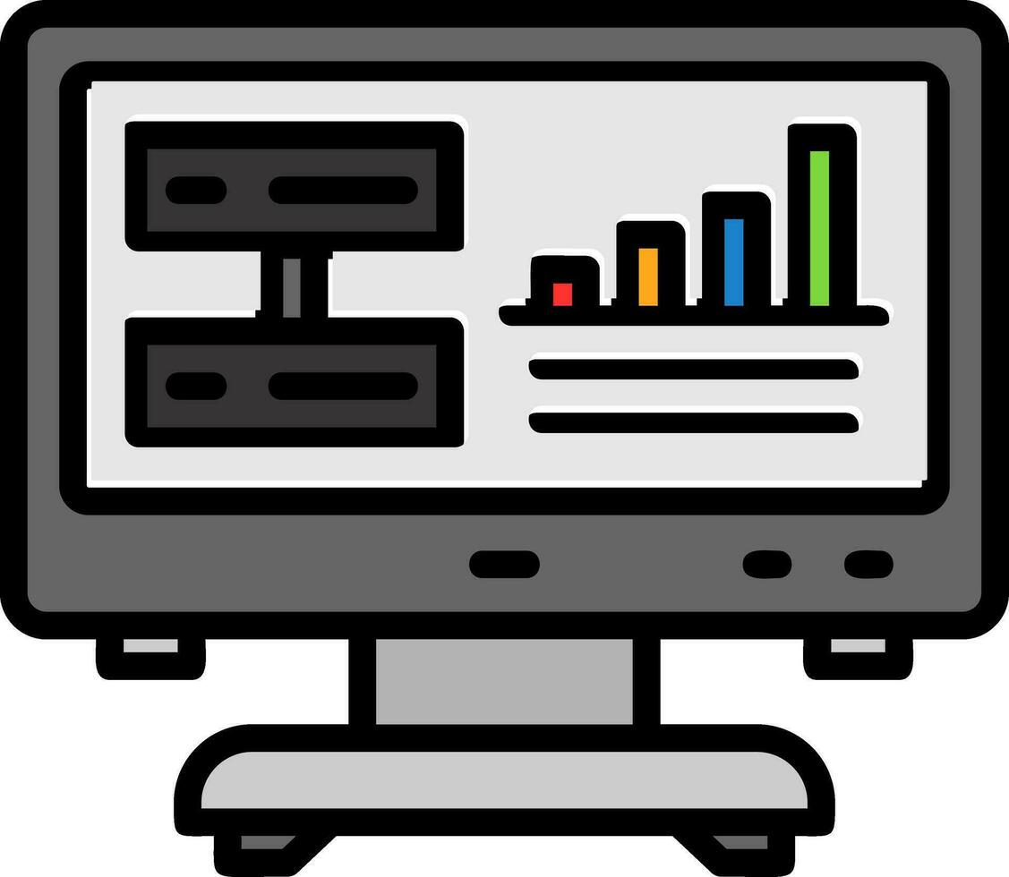 Data Driven Insights Vector Icon Design