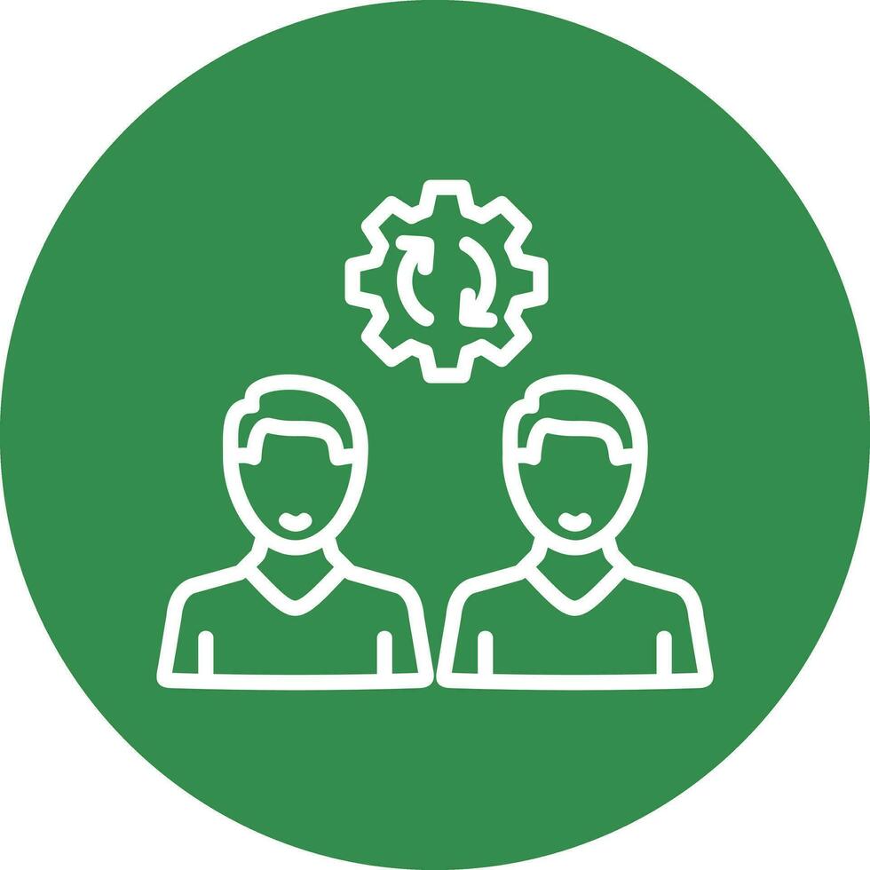 Change Management Vector Icon Design
