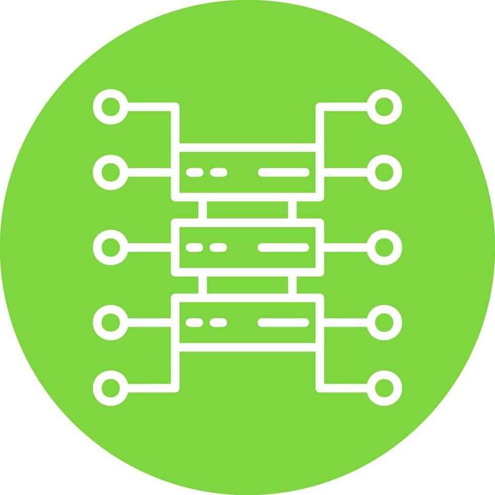 Organizational Structure Vector Icon Design