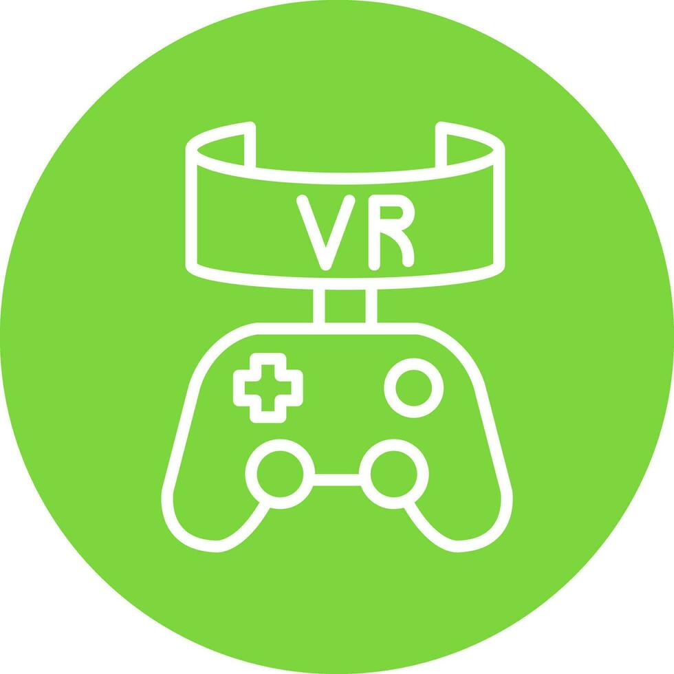Vr Game Vector Icon Design