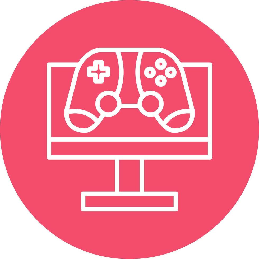 Monitor Screen Vector Icon Design