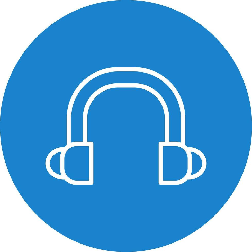 diseño de icono de vector de auriculares