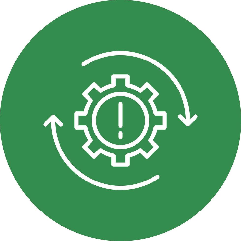 Process Inefficiencies Vector Icon Design