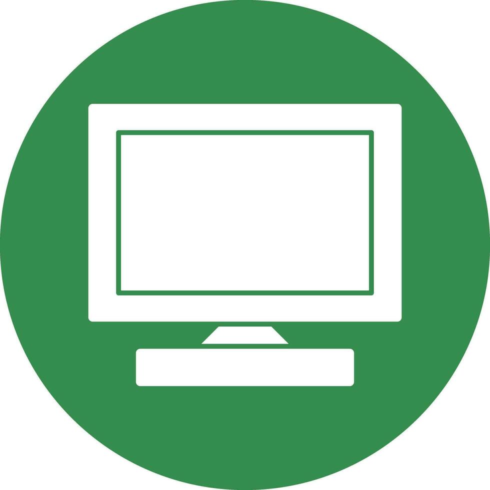 Monitor Screen Vector Icon Design