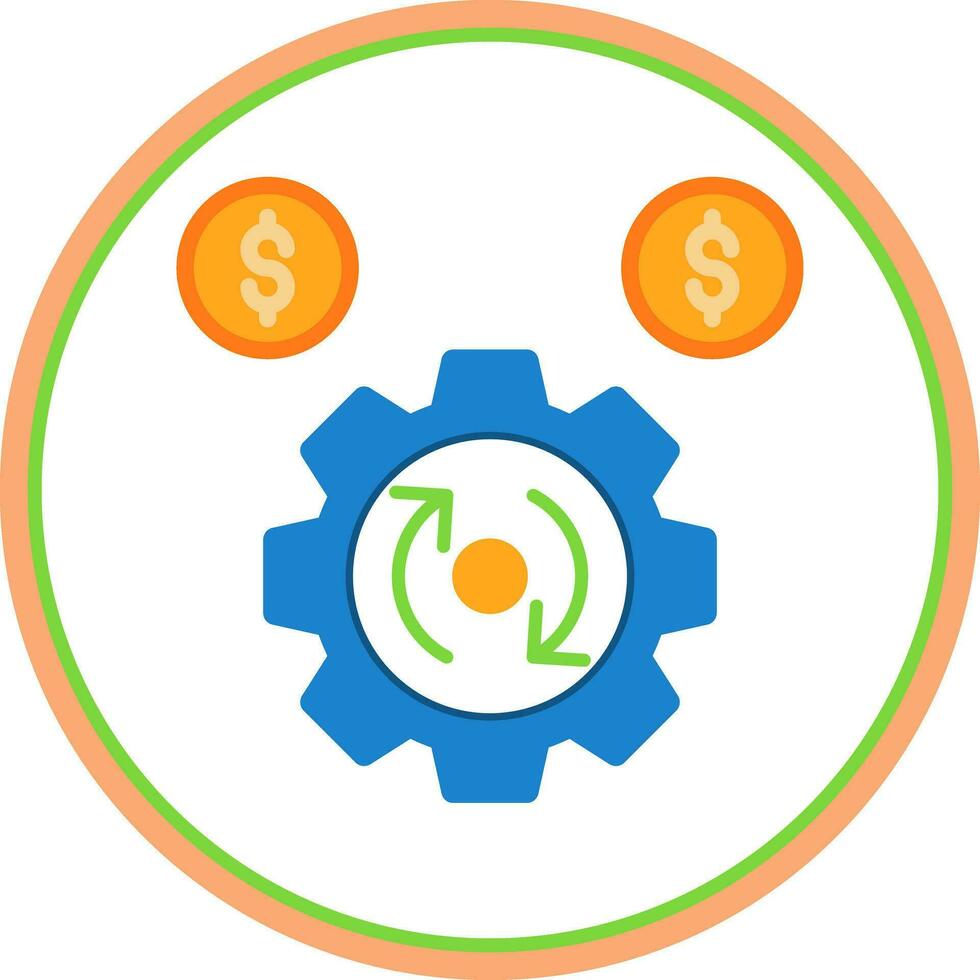 Process Optimization Vector Icon Design