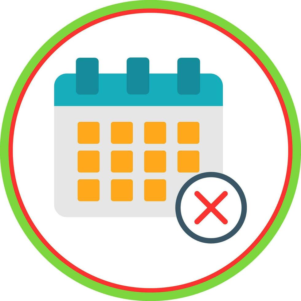 Event Cancellations Vector Icon Design